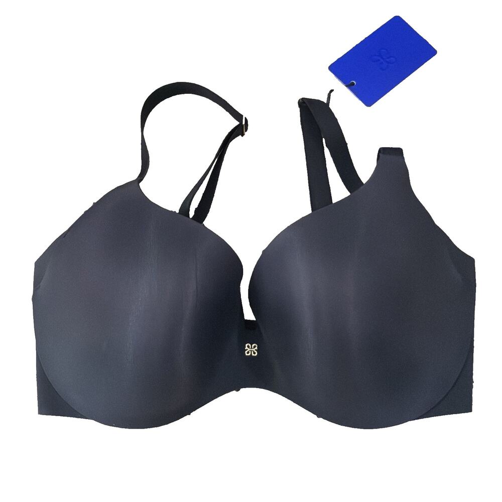 Honeylove CloudEmbrace Bra 36C Black Wireless Seamless Comfort Bra NEW